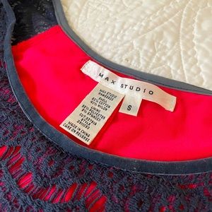 Max Studio Size Small Blue/Pink Dress